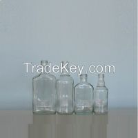 175ml and 350ml clear glass bottle with with Metal Screw Cap Wholesale