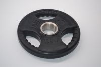 Tri Grip Rubber Weight lifting Barbell Plate