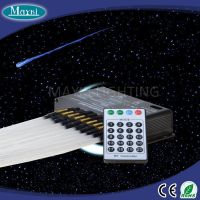Fiber optic shooting star with remote controller