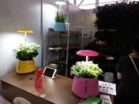 Automatic led light flower plant pot indoor