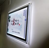 Ultra Thin Acrylic Frameless LED Illuminated Movie Poster Frame Light Box Used for Cinema/ Home Theater decorate