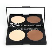 Custom Logo Cosmetics 2 Colors Travel Kit Mineral Makeup Foundation Palette