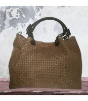 Light Brown Woven Pattern Tote