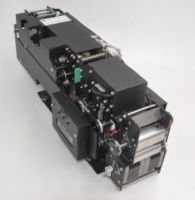 Line thermal ticket printer with double channel entering ticket