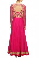 Featuring Pink Colour Floor Length Anarkali Gown