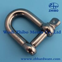 High Quality Grade 316/304 Stainless Steel Shackle Hot Forged D Shackle Type