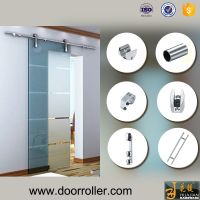 hanging sliding glass barn door rollers hardware, classical style, popular style