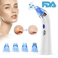 Blackhead Remover Vacuum Pore Cleaner - 2019 Upgraded USB Rechargeable Acne Comedone Extractor Tool Machine with 5 Adjustable Suction Power and 4 Replacement Probes