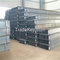 Standard Sizes Wide Flange Structural Used Iron Steel H Beam Price