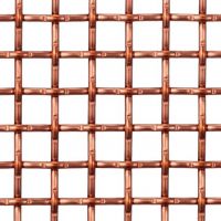 Copper/Galvanized Crimped Wire Mesh for Mining Screen/BBQ Mesh Grill