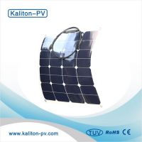 High Efficiency PV Sunpower Flexible Solar Panel 50W For Boat/Car