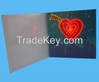 manufacture led light up business paper cards