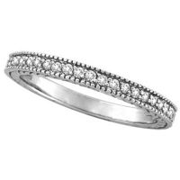 Diamond Wedding Ring Band in 14K White Gold (0.31 ctw) â�� Allurez
