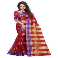 Cotton silk saree