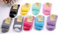Women striped Printing Socks