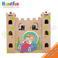 Full Size Cardboard Castle House Story To Tell Flute Paper House