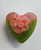 Handmade Natural soap ROSE WITH FIGURES