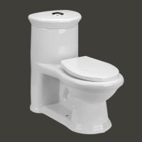 Child's Toilet Easy Install And Clean, Sweet Heart Round Push-Button Flush Preschool Seat Included [Waxiang ceramics ]
