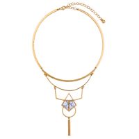 Simply Golden Geometry Charm Necklaces