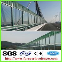 sound barrier wall/fence Aluminum Alloy Metal Sound Barriers Noise Barrier Road Barrier