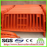 Hot Dipped Galvanized Construction Site Welded Wite Feet Temporary Fence