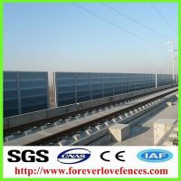 transparent soundproof highway/railway noise barrier made in China