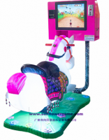 3D horse kiddy ride, coin operated kiddy rides, 3D horse amusement kiddy rides