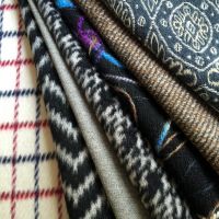 woven wool plain/plaid/stripe/tartan/houndstooth/check/jacquard/herringbone tweed blended fabrics supplier
