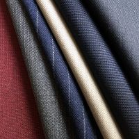 poly wool suiting fabric for men