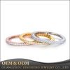 Fashion Latest Gold Finger Ring Designs Wedding Engagement 925 Sterling Silver Gold Ring