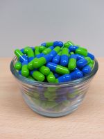 Blue &amp; Green Hardshell Gelatine Size 0# Capsules Bulk Wholesale