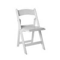 Commercial White Resin Plastic Folding Stackable Chairs Made in China