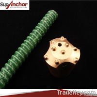 SupAnchor mining roof support Self-Drilling fiberglass rock bolt