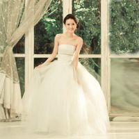 High Quality Beautiful Lace Luxurious 2016 Off-shoulder Wedding Dress With Bridal Veil