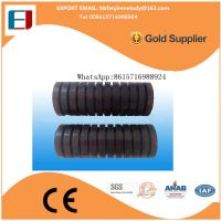 Rubber coating idler