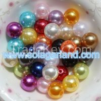Hot Selling 4-40 MM Acrylic Imitation Pearl Beads Spacer Round Beads