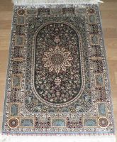 400L hand knotted silk carpet, 2x3FT (0.61M X 0.91M)