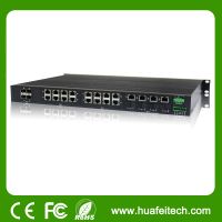 Layer 3  Full Gigabit 28 Port Industrial Ethernet Switch For IP Camera