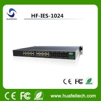 Unamaged 24 10/100M Industrial Ethernet Switch with Metal Housing