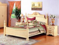 solid wood bed