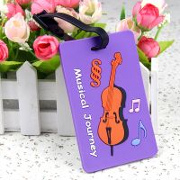 Wholesale Custom Violin PVC Luggage Tag