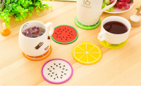 Hot Selling Round Shape Soft PVC Cup Coaster