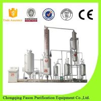 Environmental and safe continuous used motor oil recycling machines to make diesel and base oil