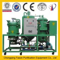 Fason Used Motor Oil Recycling Machines, black diesel oil purification / Demulsified Oil Regeneration Purifier / Oil Filtering
