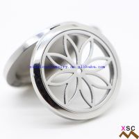 Stainless Steel Flower Design Diffuser Necklace Wholesale 