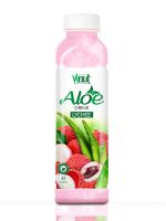 500ml Premium Quality  Primary Ingredient Aloe vera Drink with Lychee juice