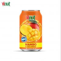 330ml VINUT New Product Sale fresh customized label Manufacturers Canned Mango Juice drink