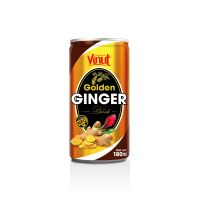 VINUT beverage Golden Ginger cans 180ml Fruit juice factory Ginger juice for Healthy