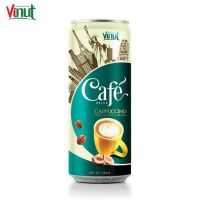 320ml VINUT Can (Tinned) Private Label service Cappuccino Coffee Sellers Beverage