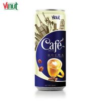 320ml VINUT Can (Tinned) OEM Customize Private label Mocha Coffee Wholesale Suppliers Premium